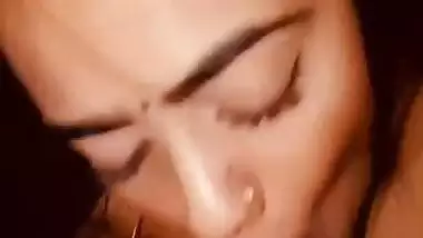 Boyfriend dick in mouth and pussy to please horny GF