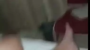 Big boobed Indian prostitute talking on phone during sex video