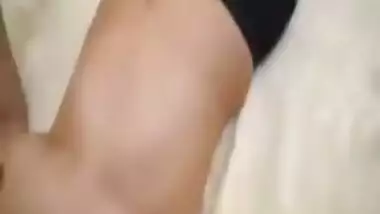 Desi Cheating Wife showing boob & pussy