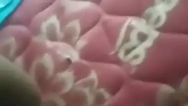 Today Exclusive- Telugu Wife Boobs Pressing Video Record By Hubby