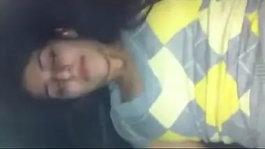 NRI chap bonks his girlfriends constricted pink fur pie in her hostel room