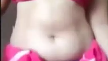 Desi Hooot Sexy Wife Showing her Hairy Pussy