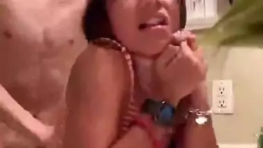NRI Desi Teen Student Getting Backshots by Foreign Boy in the Bathroom