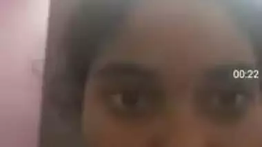 Indian couple on video call boobs show