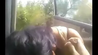 Amateur desi legal age teenager girlfriend sensational outdoor oral-stimulation in car