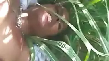 Horny Desi XXX girl have a jungle sex with a secret lover MMS