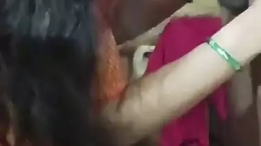 Madurai lady gives a Tamil blowjob to her brother in law