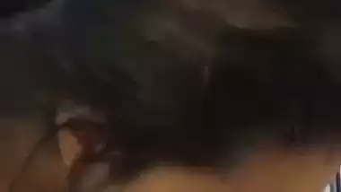 Naughty lady shoots her blowjob MMS fucking a dick