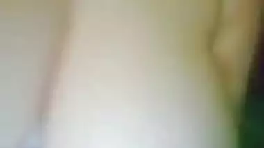 Aunty with nude tits takes panties off to boast about muff in XXX show