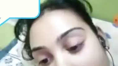 Today Exclusive- Cute Desi Girl Showing Her Boobs And Pussy On Video Call Part 2