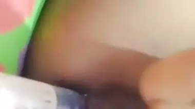 Anal masturbation video of Desi college teen girl