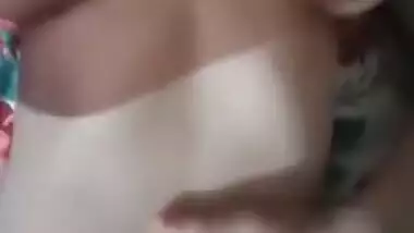 Hot cute undressed MMS episode for the 1st time