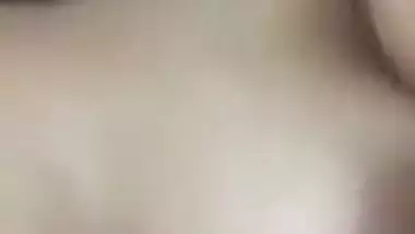 Today Exclusive- Cute Desi Girl Record Her Nude Selfie For Lover