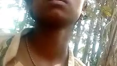 Village lovers XXX sex in the outdoor for the first time