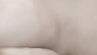 Cutie playing with boobs