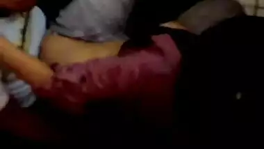 Brave Desi teens sneak in toilet cabin to have there quick XXX chudai