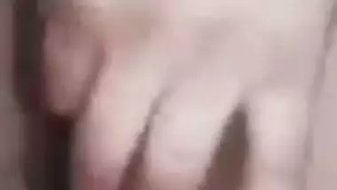 BBW showing nude body on video call with lover