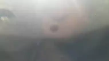 Beautiful girl giving blowjob outdoor when they gone for jungle trip