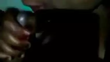 Desi sexy aunty suck her devar dick