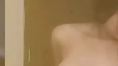 Desi girl shoots her riding porn in reverse cowgirl position