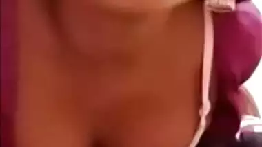Today Exclusive- Desi Girl Showing Her Boobs On Video Call Part 2