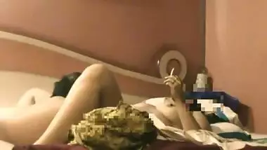 Indian Big Boobs Bhabi, Let's me put a cigarette in Her Pussy and Smoke it. Gets fucked hard every position. Moaning Bitch takes a Cum shot and facial